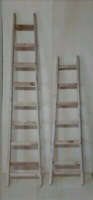Artigianale Scala scaletta a pioli artigianale in legno  nuova produzione pioli in faggio 