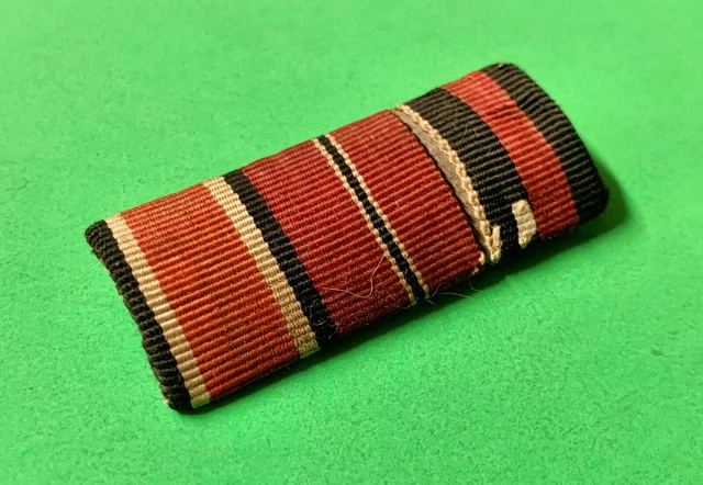 WW1 WW2 GERMAN ribbon bar medal badge Wehrmacht Army soldier button ...