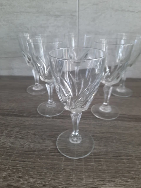 6 VERRES A Vin Rouge 18 Cl Cristal D'arques Modèle Florence EUR 65,00