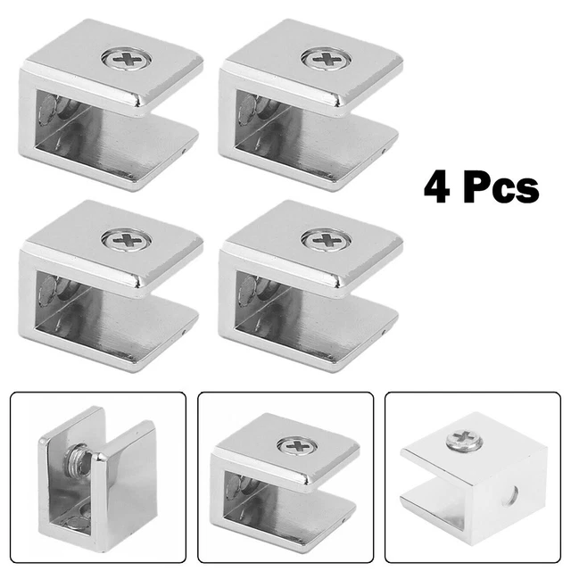 Lot De 4 Supports Muraux Pour Tringle – Alliage De Zinc Chromé – Diamètre 22 Mm