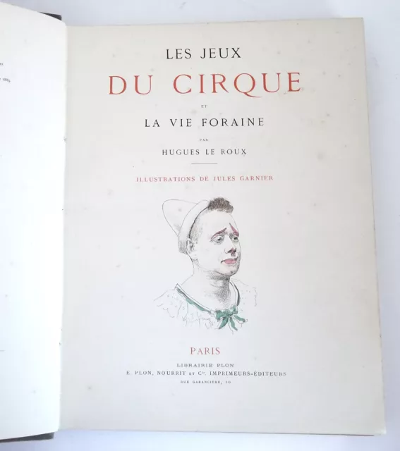 Les Jeux du Cirque et La Vie Foraine, Hugues Leroux, illustré Jules Garnier 1889 3