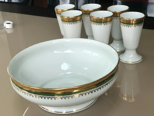 Service à dessert en Porcelaine de Limoges