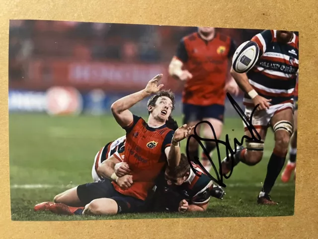 Darren Sweetnam - Munster Rugby Signed 6x4 Photo