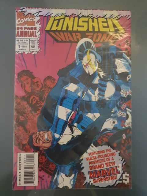 Marvel Comics - The Punisher War Zone Annual #1 - 1993 - NM/Sealed - B&B