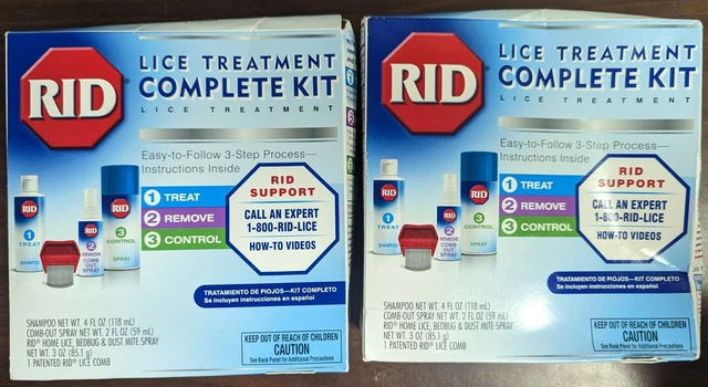Lot Of 2 - Rid Lice Treatment Complete Kit **See Description 06-2025 Dating**