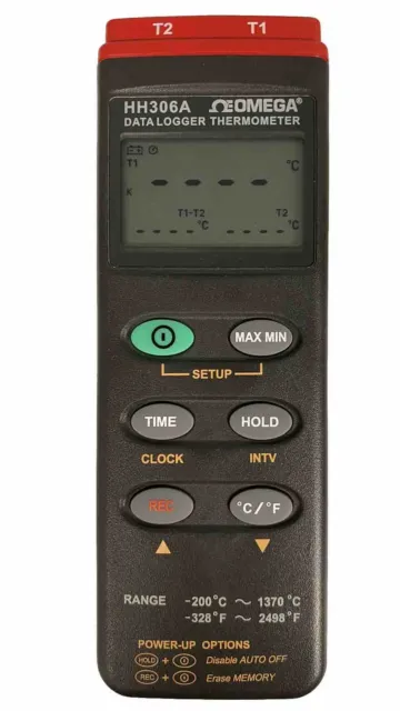 Omega Data Logger Model HH309A Thermometer