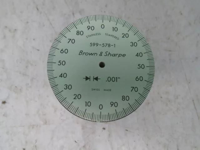 Brown and Sharpe PARTS 599-578-1 Dial Caliper, dial only