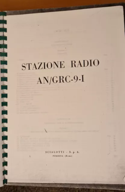 Manuale Stazione Rtx An/Grc-9 Italiano