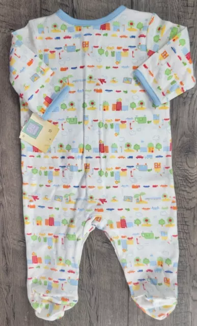 Baby Boy Clothes New Little Me 3 Month Monkey In Car Footed Outfit 3