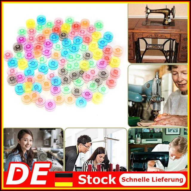 Matefielduk Nähmaschinen, Spulen aus Kunststoff, leere Spulen für Nähmaschine, U