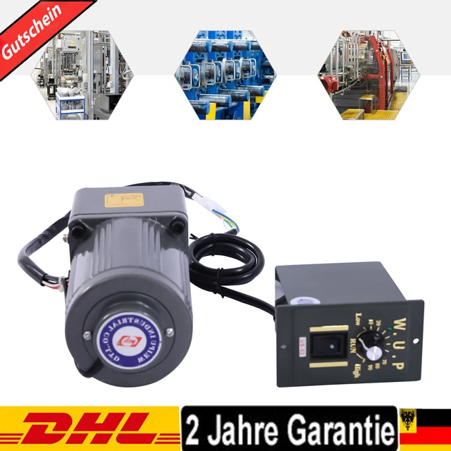 Motore cambio 1 fase 40 W 220 V motore elettrico con regolatore di velocità regolabile velocità 20K