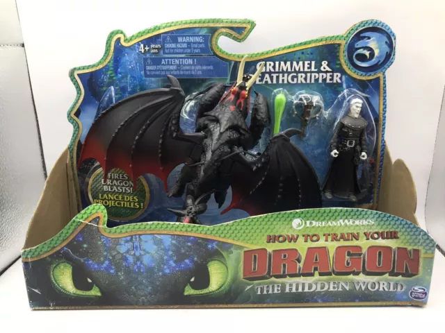 How to Train Your Dragon Grimmel & Deathgripper The Hidden World Dream Works New