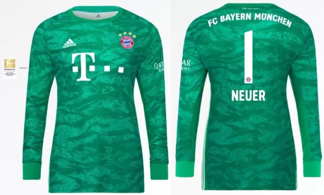 Trikot FC Bayern München 2019-2020 Home Torwart BL Neuer 1 I GK Heim Bundesliga