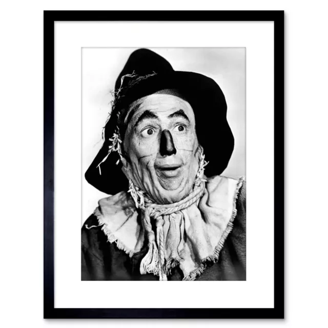 Vintage Photo Wizard Oz Scarecrow Ray Bolger Framed Art Print Poster 9x7 Inch