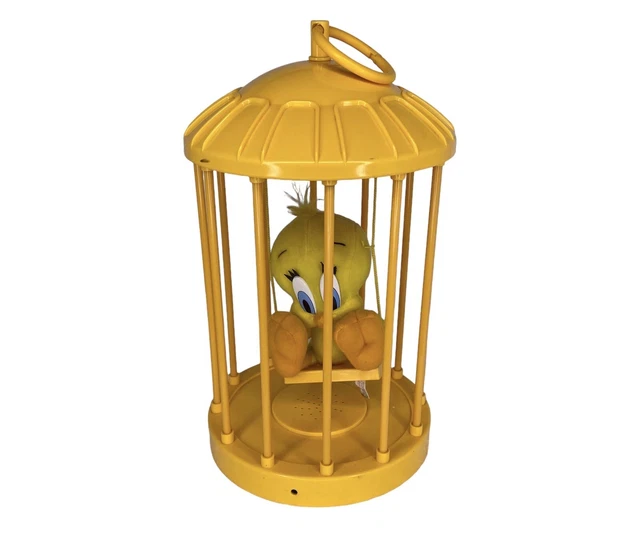 LOONEY TUNES TALKING Tweety Bird In His Cage 1998 Motion Activated
