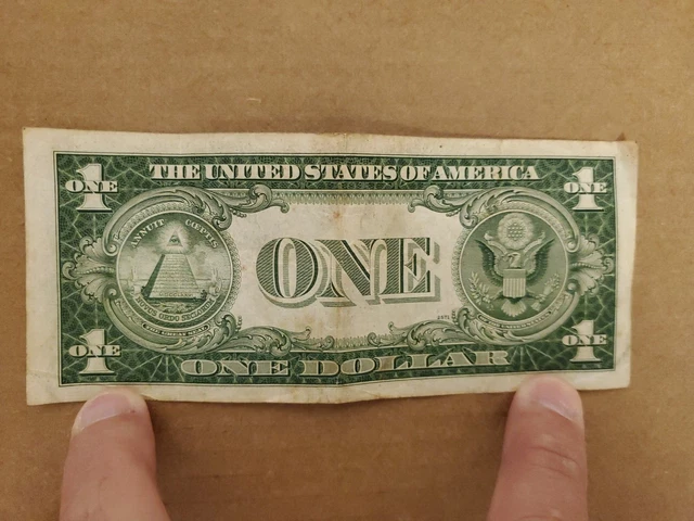 1935 Series A $1 One Dollar Silver Certificate Washington D.C. Blue Seal - 2