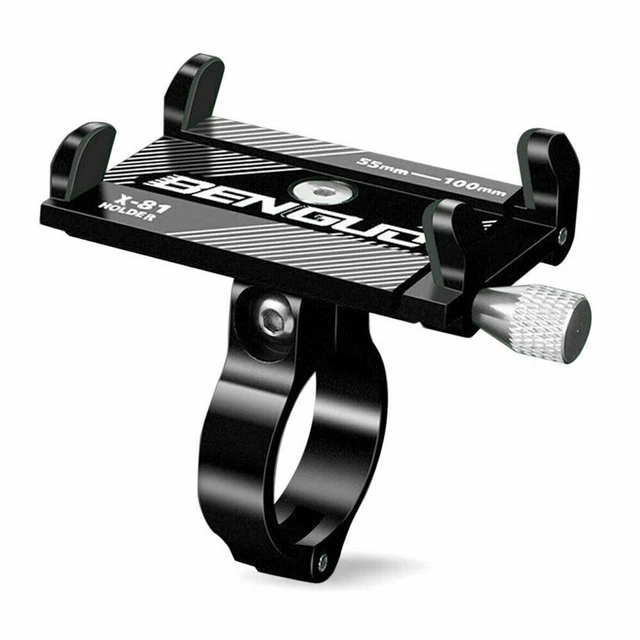 360° Aluminum Motorcycle Bicycle Mount Handlebar For MTB GPS Cell Phone Holder