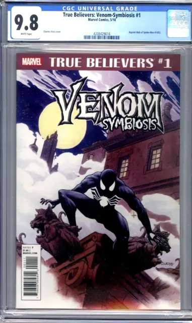 True Believers: Venom Symbiosis #1   Spider-Man Marvel Comics  CGC 9.8