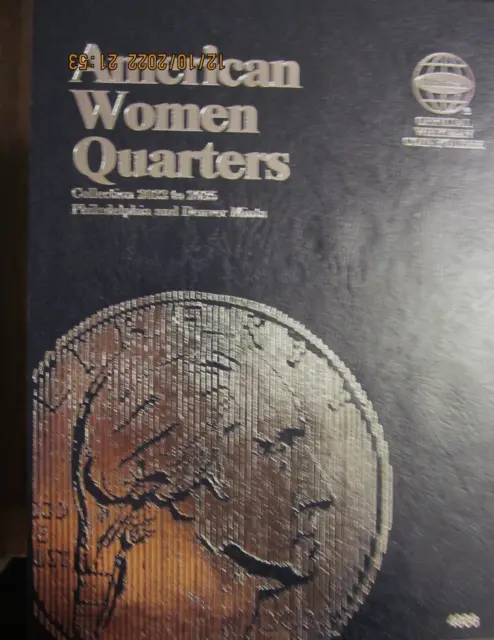 #4986 Whitman FOLDER FOR Quarters  American Women 2022-2025 P&D