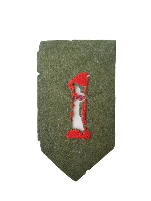 PATCH 1ST INFANTRY Division 1918, feutrine, US ww1, ww2, militaria, AEF ...