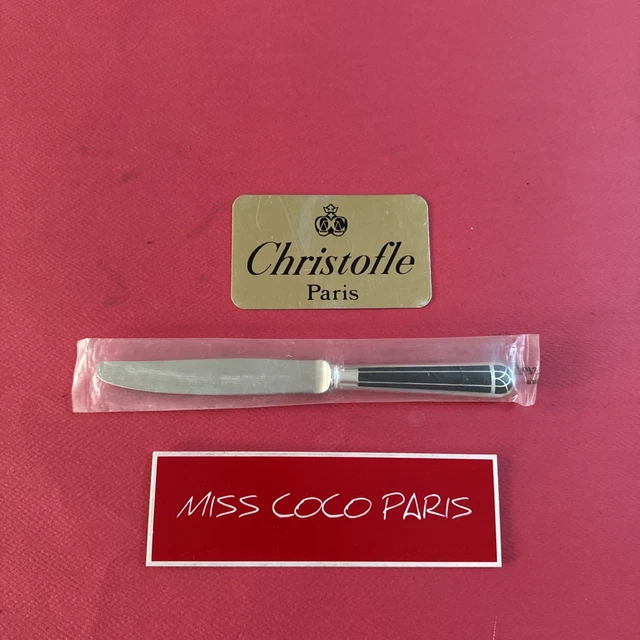 12 Couteaux à Entremet Christofle – Métal Argenté – Modèle Orly Par Léo Sabatini