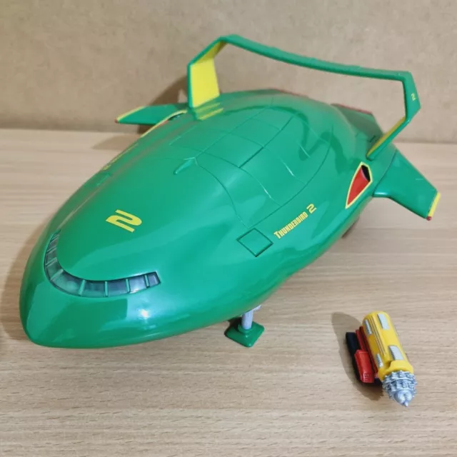 Thunderbird 2 T2 with 3 Pods & Mole - International Rescue Lights and Sounds