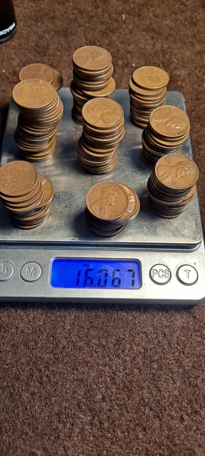 Wheat Penny Bulk Lot (1 lbs) - Unsearched From Estate Sale