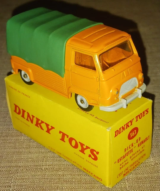 Boîte Vide Dinky Toys N°563 – Renault Estafette Pick-up (emballage D'origine)