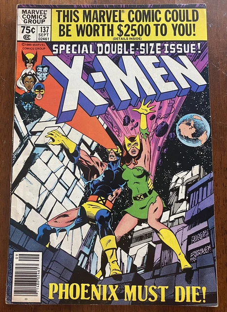 UNCANNY X-MEN #137 (MARVEL 1980) DEATH OF PHOENIX/JEAN GREY NICE NEWSSTAND (Fn)