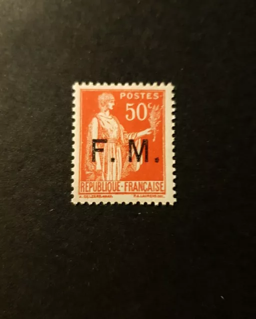 France Timbre Franchise Militaire Fm Type Paix N°7 Neuf ** Luxe Mnh 1933