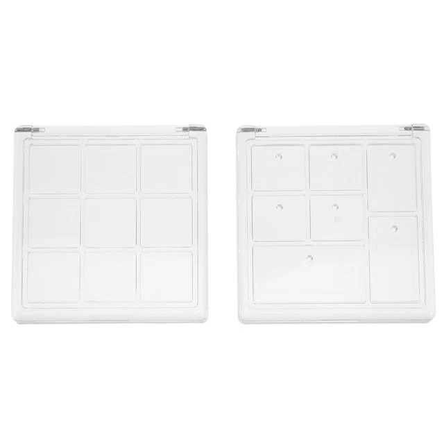 Plastik Lidschatten-Palette Probe Leerer Behälter Make-up-Box Lidschatten-Box