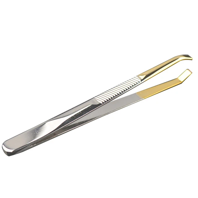 Pinzette Mit Metallgriff Wimpernwerkzeug Schminkkasten Haare Zupfen