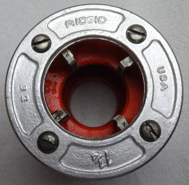 Ridgid 1 1/4 1.25 11/4"  1 1/4" Pipe Threader Die 12-R USA New Old Stock