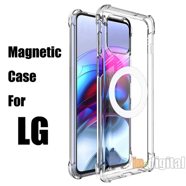 Étui Magnétique pour LG G8S G8X V60 V50S Velvet Coque Privacy Screen Protector