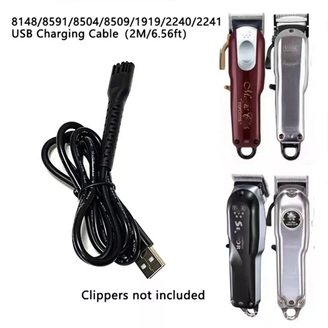 8148885918504 Electric Hair Clippers Netzteil USB -Ladekabellinie Schwarz