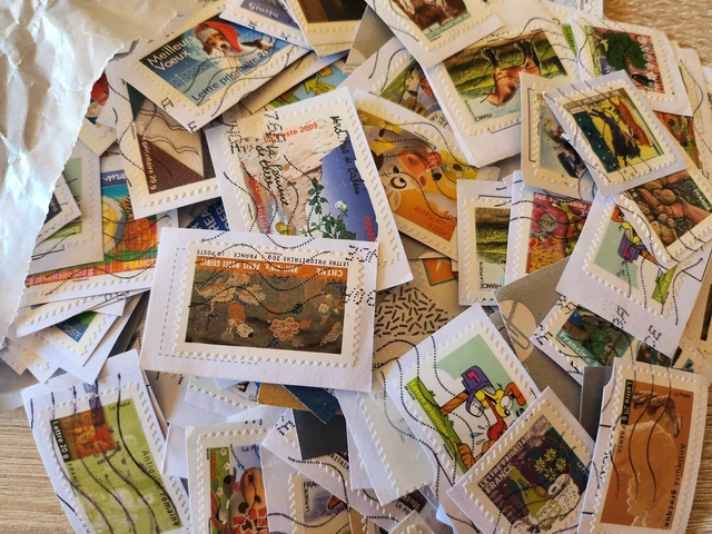 France – Lot De 1000 Timbres Différents Pour Collectionneurs Et Passionnés De Philatélie