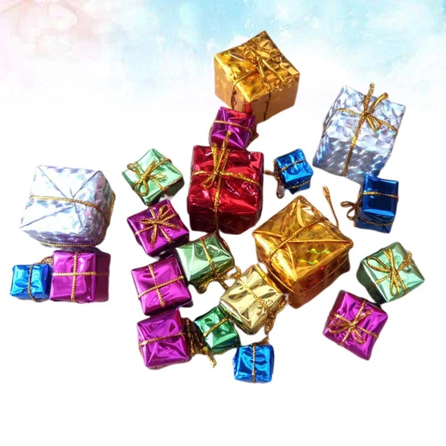 72 Pcs Christmas Tree Ornaments Xmas Tree Balls Gift Small Package