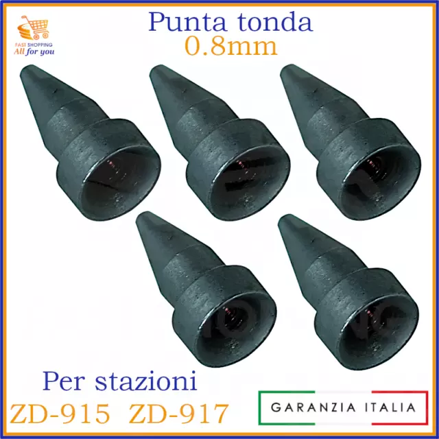 Punta ricambio per stazione saldante dissaldante punte dissaldatore ZD915 ZD917