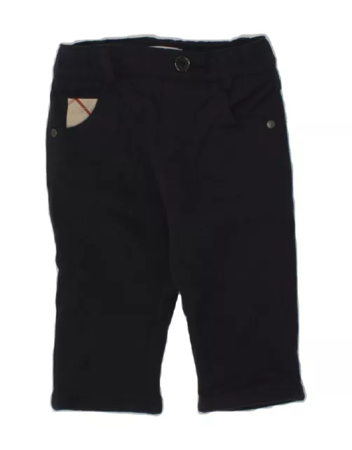 Burberry Baby Jungen Freizeithose 6-9 Monate W18 L8 marineblau Baumwolle AW24