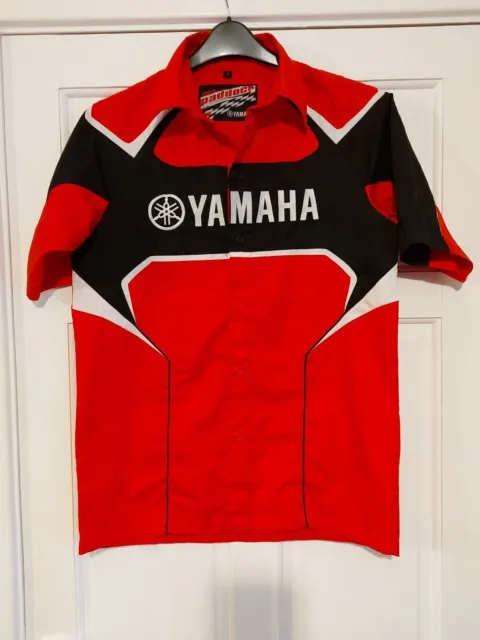 Yamaha Racing Paddock Shirt short sleeve Red Size small - S