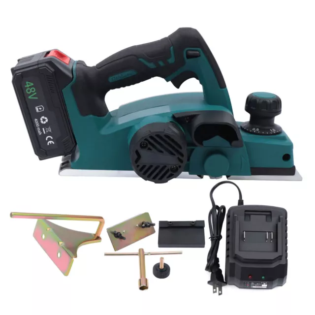 110V Held Electric Cordless Wood Planer 15000r/min Woodworking Hand Power Tools 3