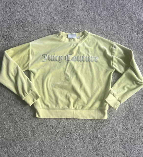 Girls Juicy Couture Green Jumper 12/13 Years, Excellent Condition