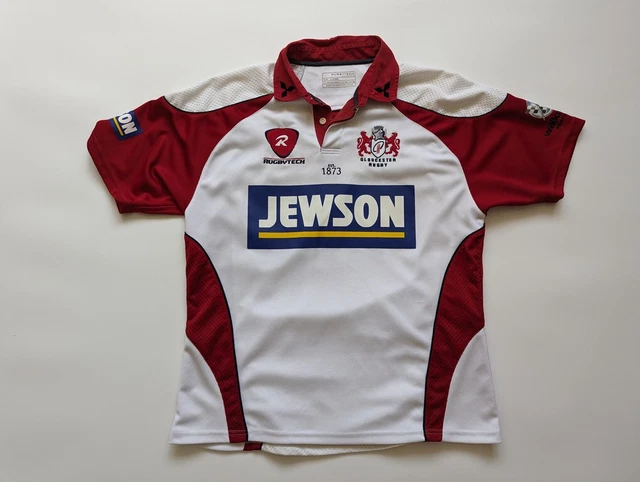 Maillot Rugbytech Gloucester Domicile 2007/2009 - Taille S Rouge - Homme