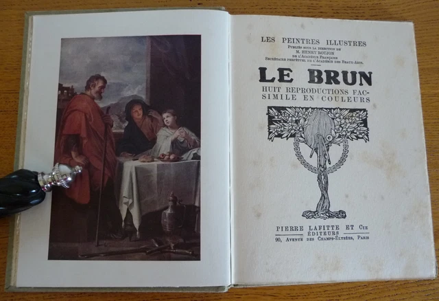 Livre d'Art - Charles LE BRUN  (La Table des matières est en photo) 2
