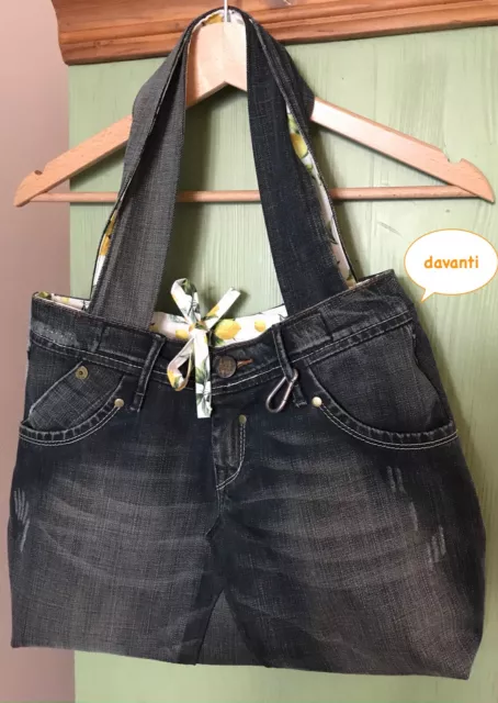 Borse in jeans fatte a mano hotsell