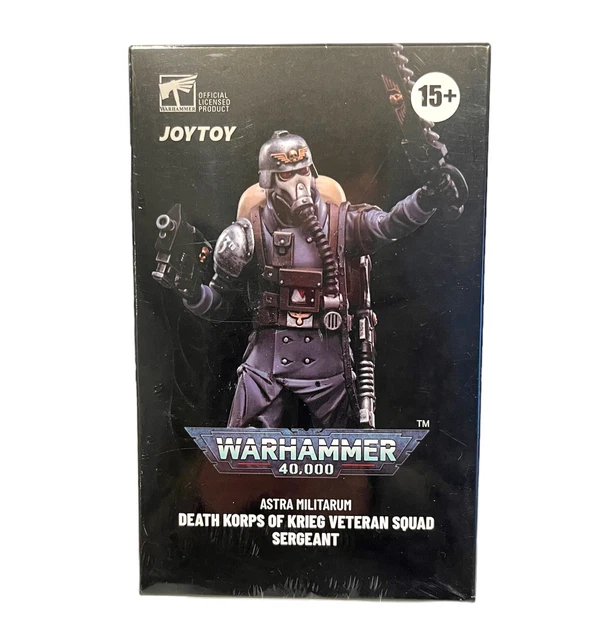 JOY TOY WARHAMMER 40K SERGEANT Death Korps Of Krieg MiSB £37.99