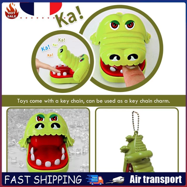 Jouets de dents de crocodile pour enfants, morsures de crocodile, entraînement de réaction des doigts, nouveauté, tour de jeu porte-bonheur, jouet de décompression 26 Jouets de dents de crocodile pour enfants, morsures de crocodile, entraînement de réaction des doigts, nouveauté, tour de jeu porte-bonheur, jouet de décompression 26