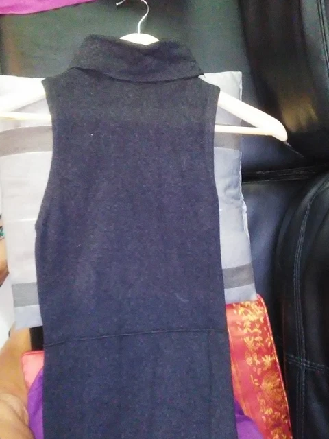Robe Midi Noire Zara Sans Manches - Taille S, Col V, Neuf Avec étiquettes