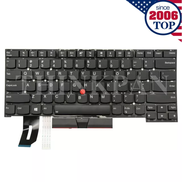 US Keyboard with Backlit for Lenovo ThinkPad T490S T495S P1 X1 Extreme Gen1 Gen2
