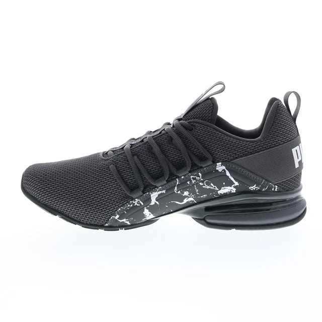 Puma Axelion City Escape 37722102 Mens Gray Canvas Athletic Running Shoes 5